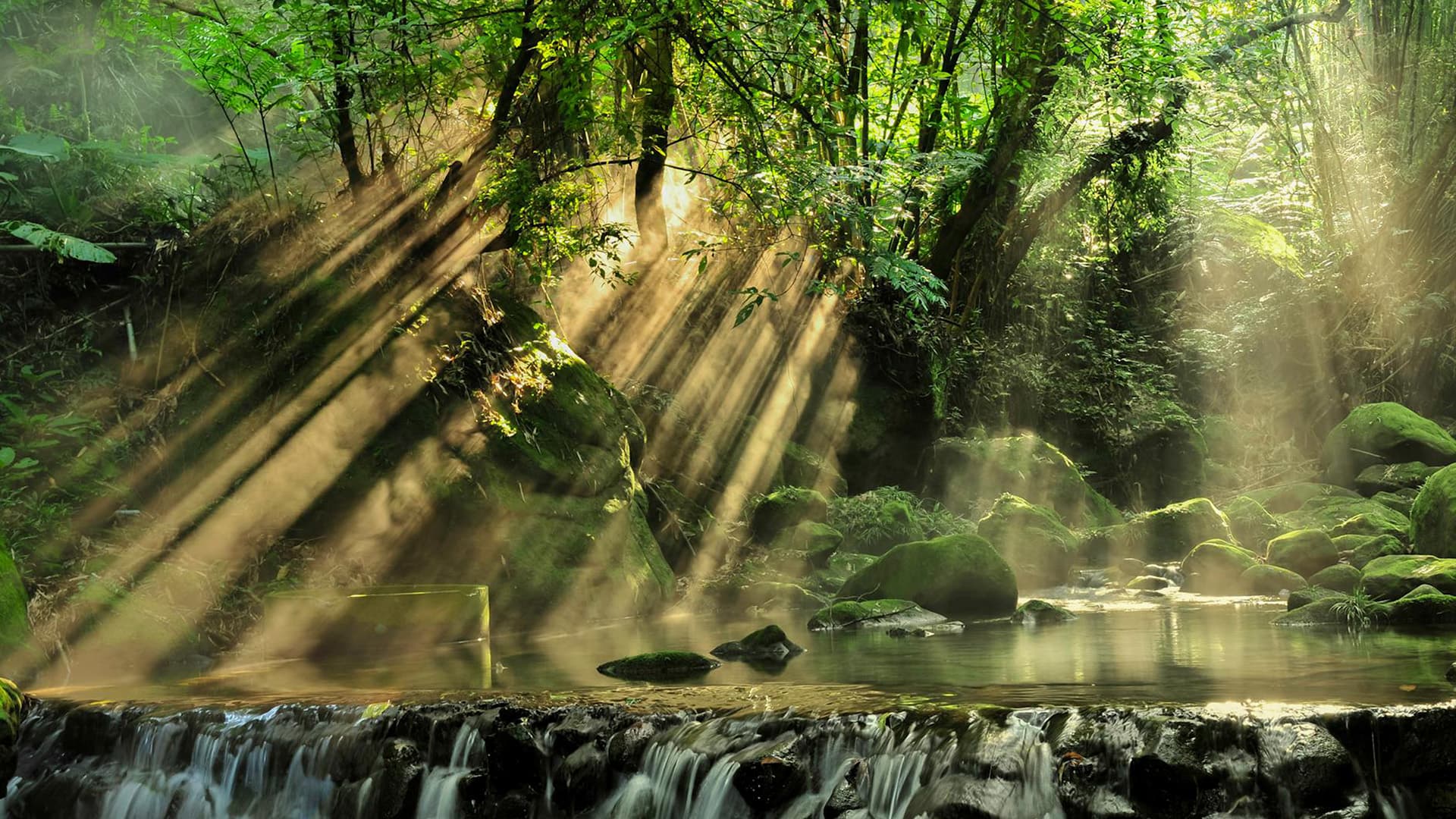 Waterfall background